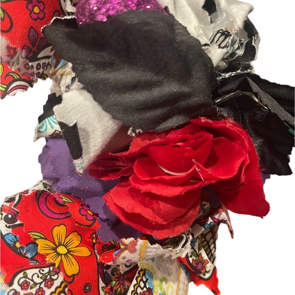 DIA DE LOS MUERTOS -  DAY OF THE DEAD WREATH - Picture 5 of 7